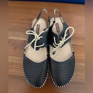 Pikolinos - Puerto Vallarta Tie Women's  Wedge Sandals, Size 39 (US Size 8.5)